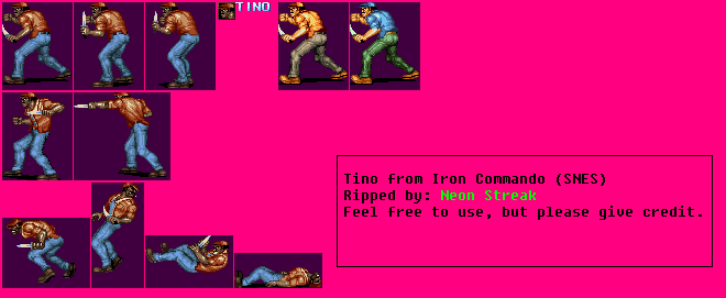 Iron Commando: Koutetsu no Senshi (JPN) - Tino