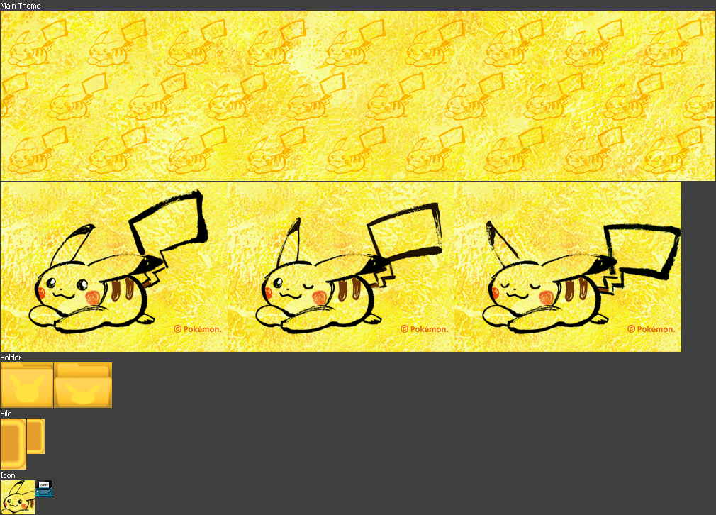 Nintendo 3DS Themes - Pikachu