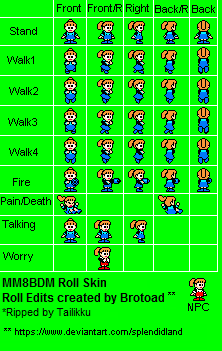 Mega Man 8-bit Deathmatch - Roll