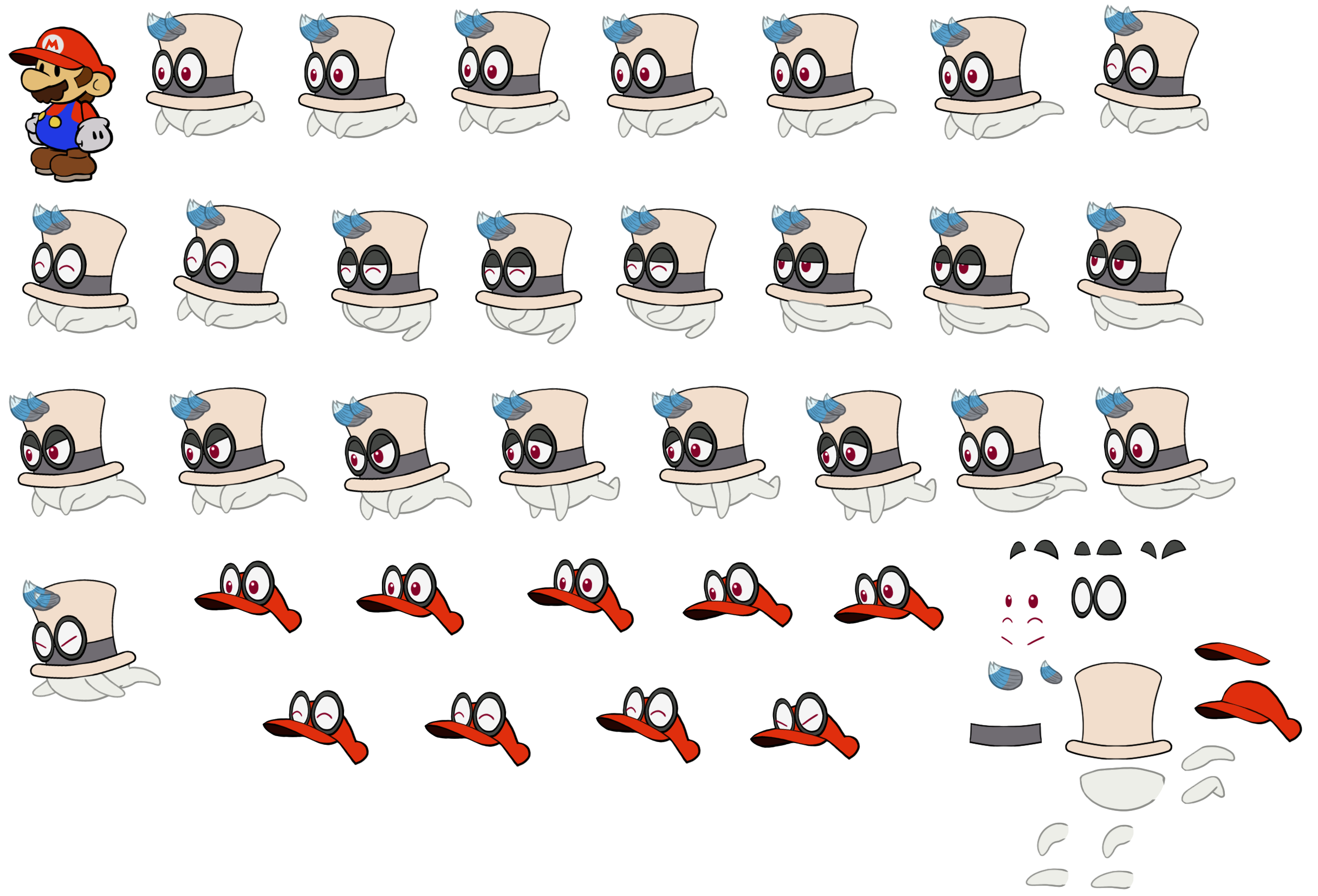 Cappy (Paper Mario-Style)