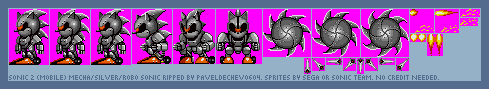 Sonic the Hedgehog 2 - Mecha / Silver / Robo Sonic