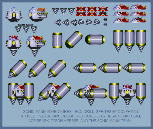 Sonic the Hedgehog Customs - Egg Drill (Sonic Mania Adventures)