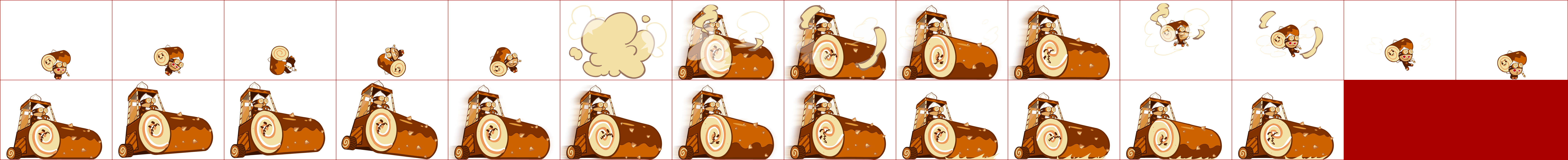Roll Cake Cookie (Road Roller)