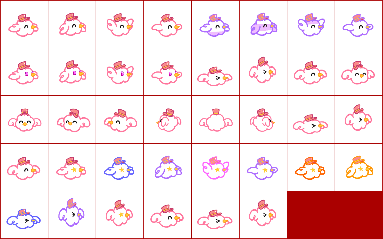 Cotton Candy Birdie / Cotton Candy Bird
