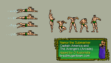 Captain America and The Avengers - Namor the Submariner