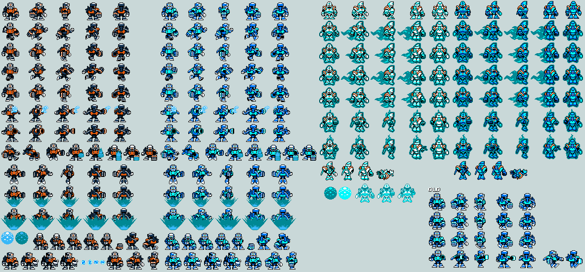megaman x 4 sprite sheet megaman x 4 sprite sheet
