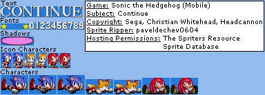 Sonic the Hedgehog - Continue