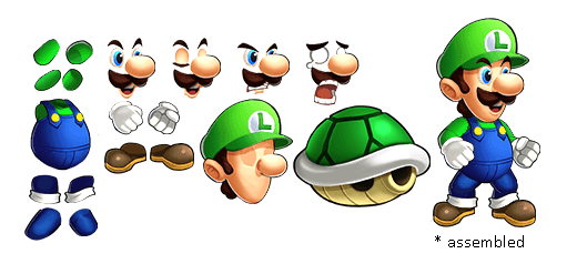 Pocket All-Star Smash Bros. (Bootleg) - Luigi