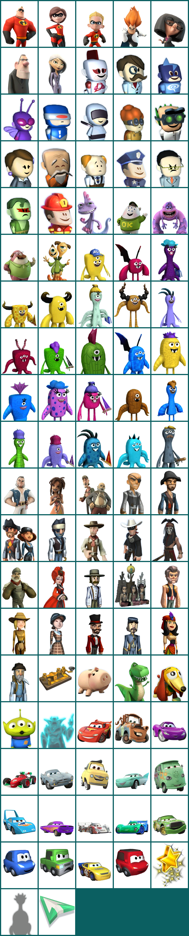 Disney Infinity - Mission Icons