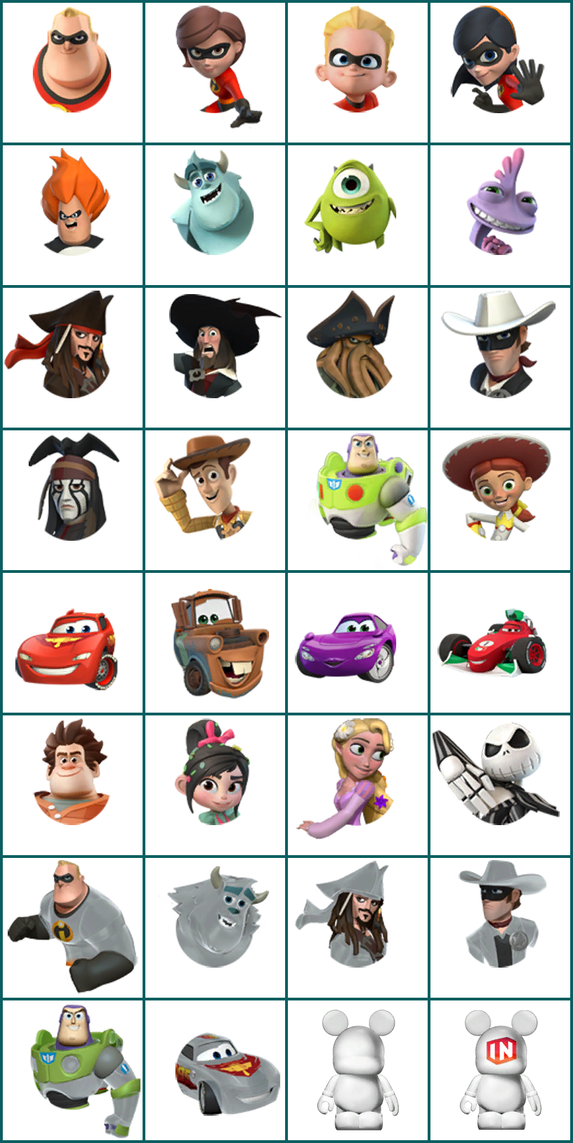 Disney Infinity - Chat Icons (Large)