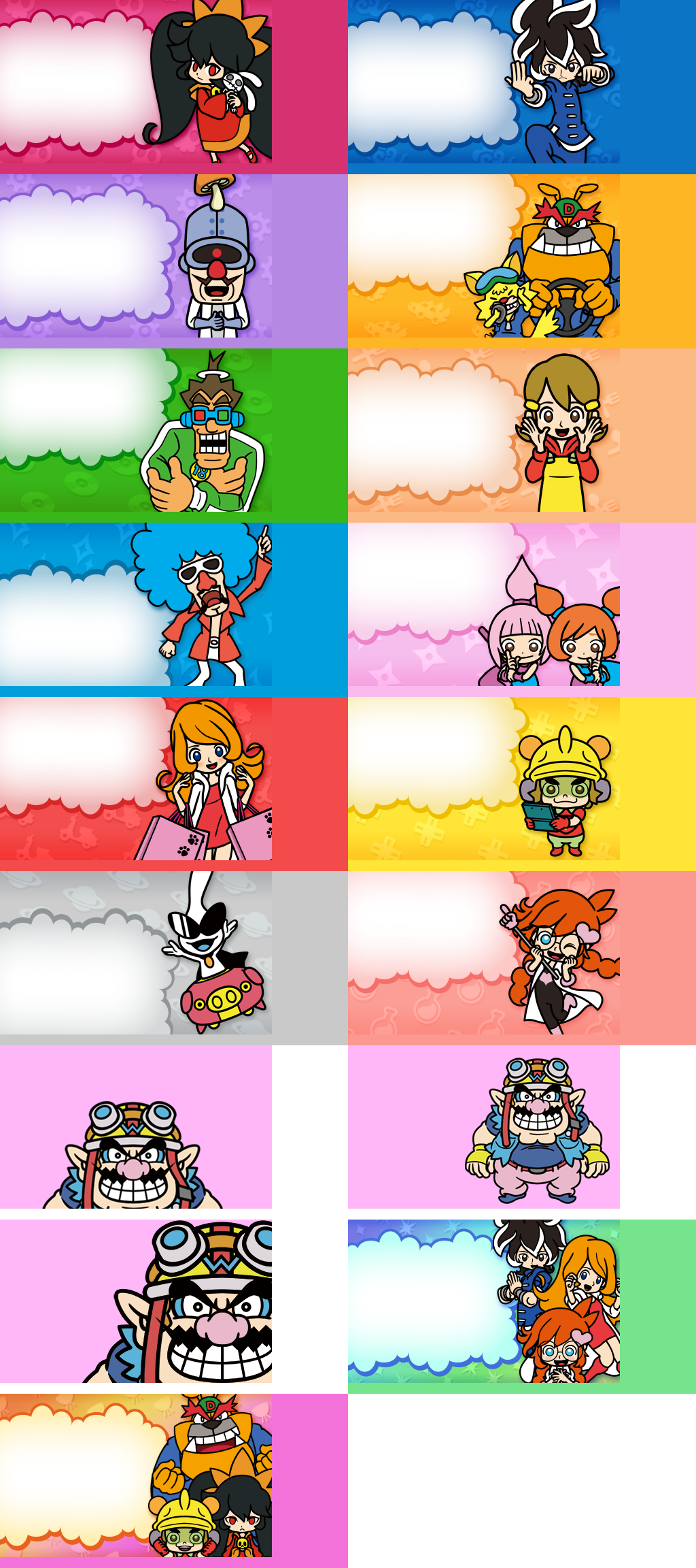 WarioWare Gold - Epilogue Screens