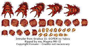 Gradius II: GOFER no Yabou - Intruder