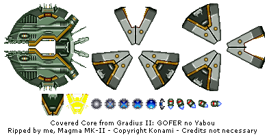 Gradius II: GOFER no Yabou - Covered Core