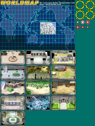 Yu-Gi-Oh!: Reshef of Destruction - Worldmap