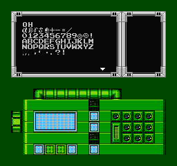 Bionic Commando - Communication Screen & Font