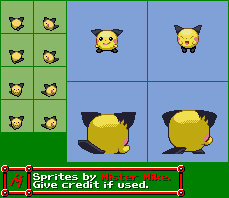 Pokémon Generation 2 Customs - #172 Pichu (Beta, HG/SS-Style)