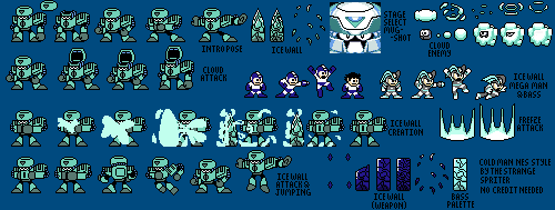 Mega Man Customs - Cold Man (NES-Style)