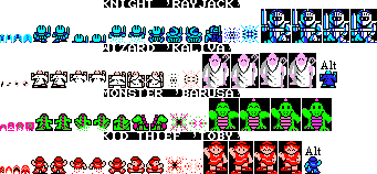 King's Knight - Playable Characters