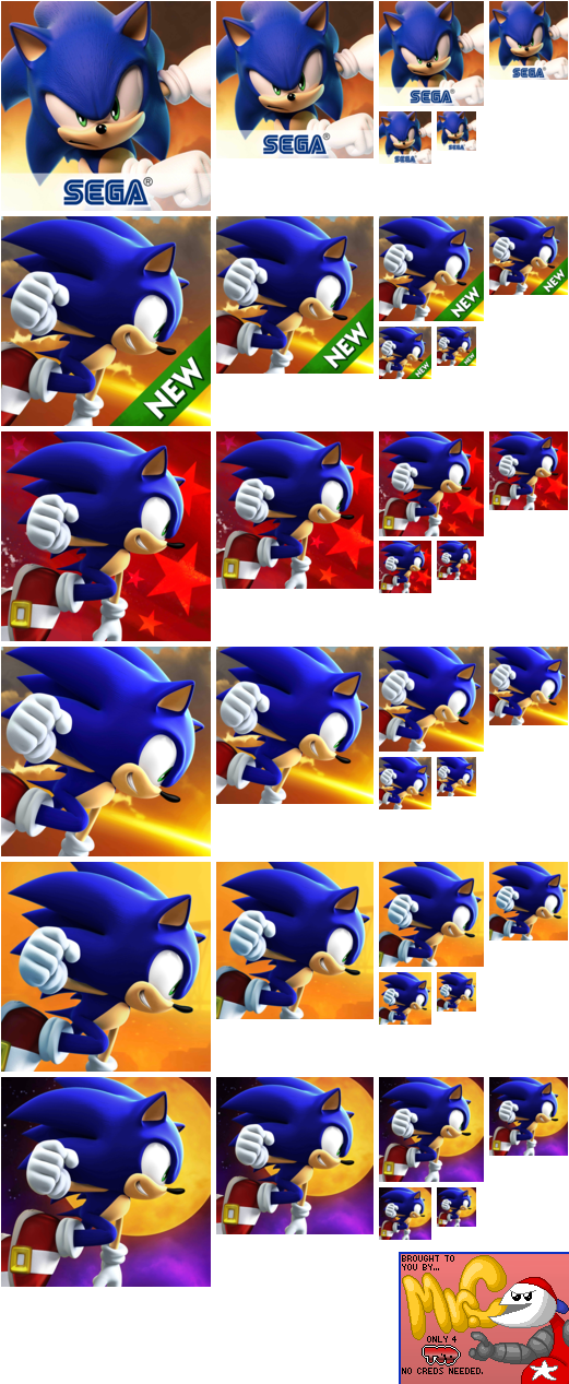 Sonic Forces: Speed Battle - App Icons