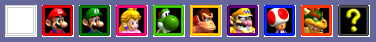 Mario Kart 64 - Race Position Icons