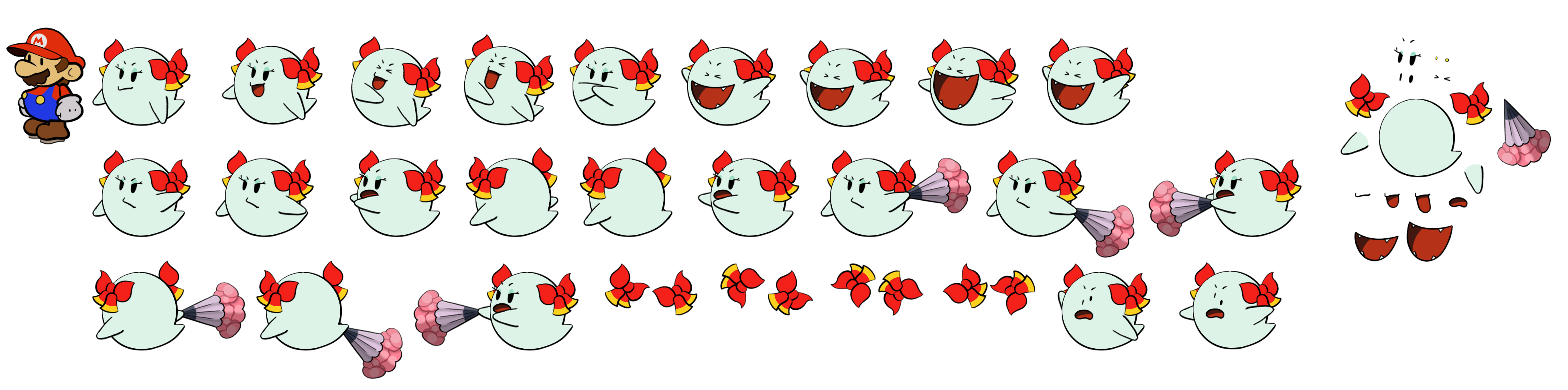 Bow (Paper Mario-Style)