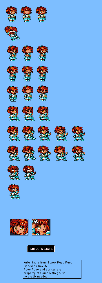 Super Puyo Puyo (JPN) - Arle Nadja