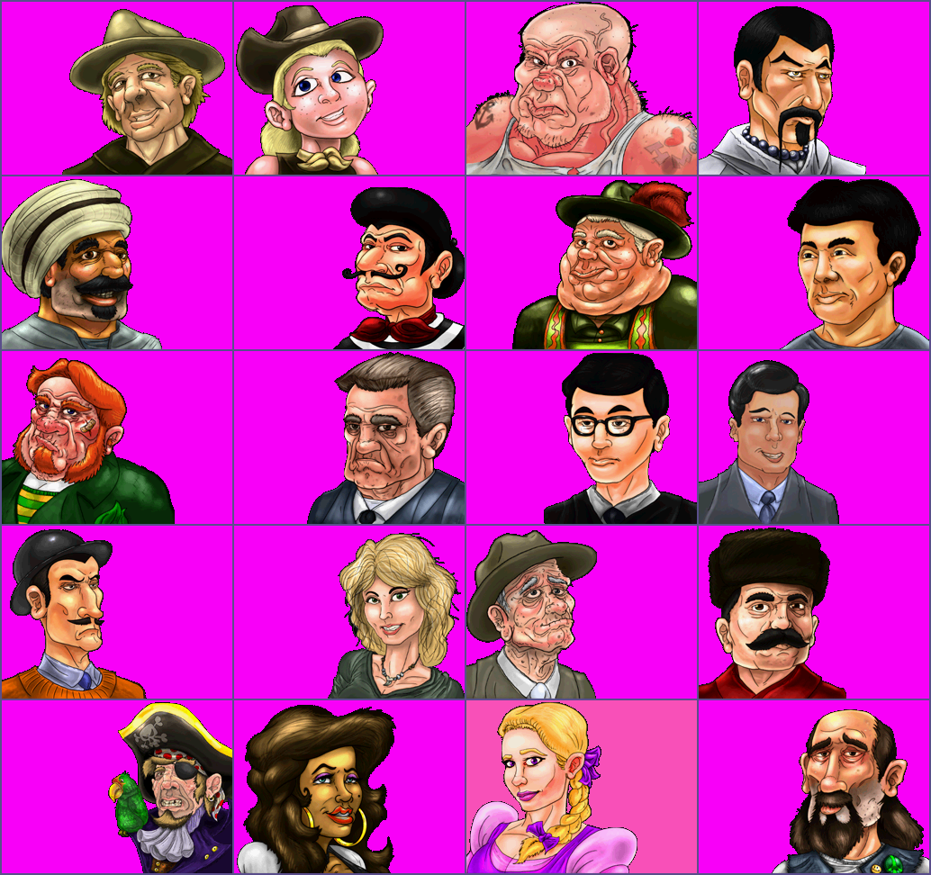 Pass the Pigs: Let the Good Swines Roll! - Character Icons
