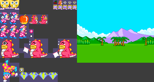 Mr. Do! - Battle Mode Large Sprites