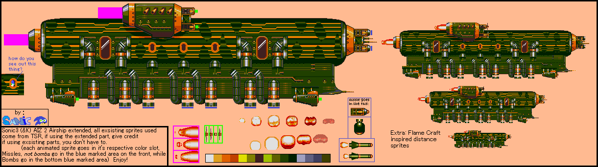 Sonic the Hedgehog Customs - Bomber (Expanded)