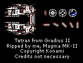 Gradius II: Gofer no Yabou / Vulcan Venture (JPN) - Tetran