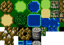 Final Fantasy 4 - Blue Planet Overworld