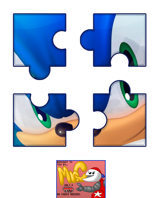 Sonic Dash - Puzzle Pieces