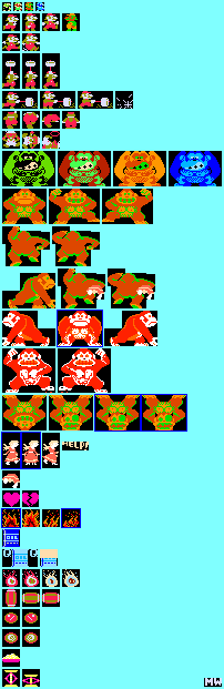 Crazy Kong - Characters and Obstacles