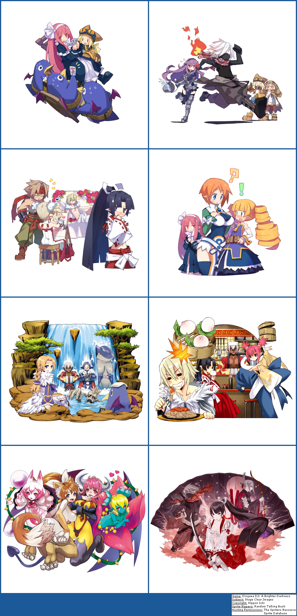 Disgaea D2: A Brighter Darkness - Stage Clear Images