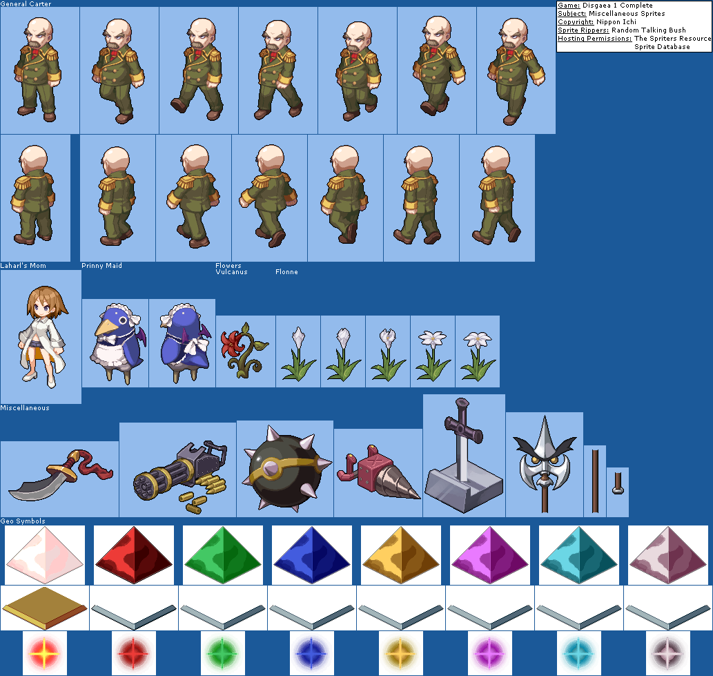 Miscellaneous Sprites