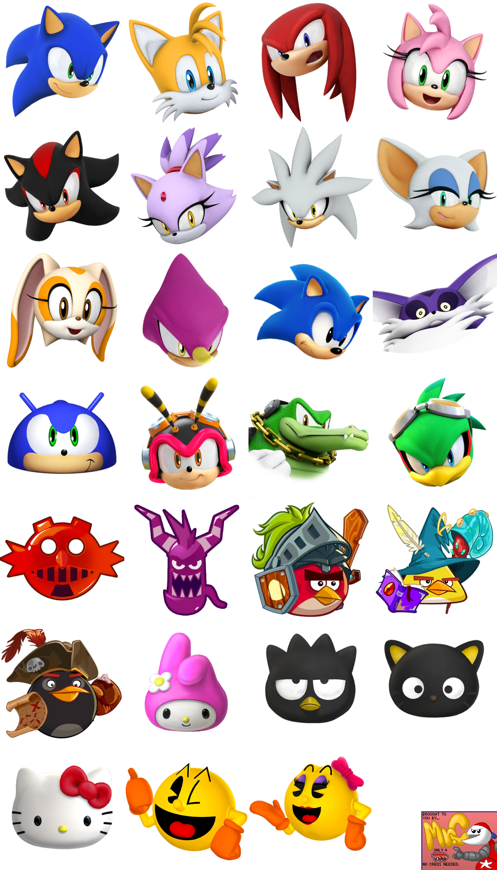 Sonic Dash - Character Heads