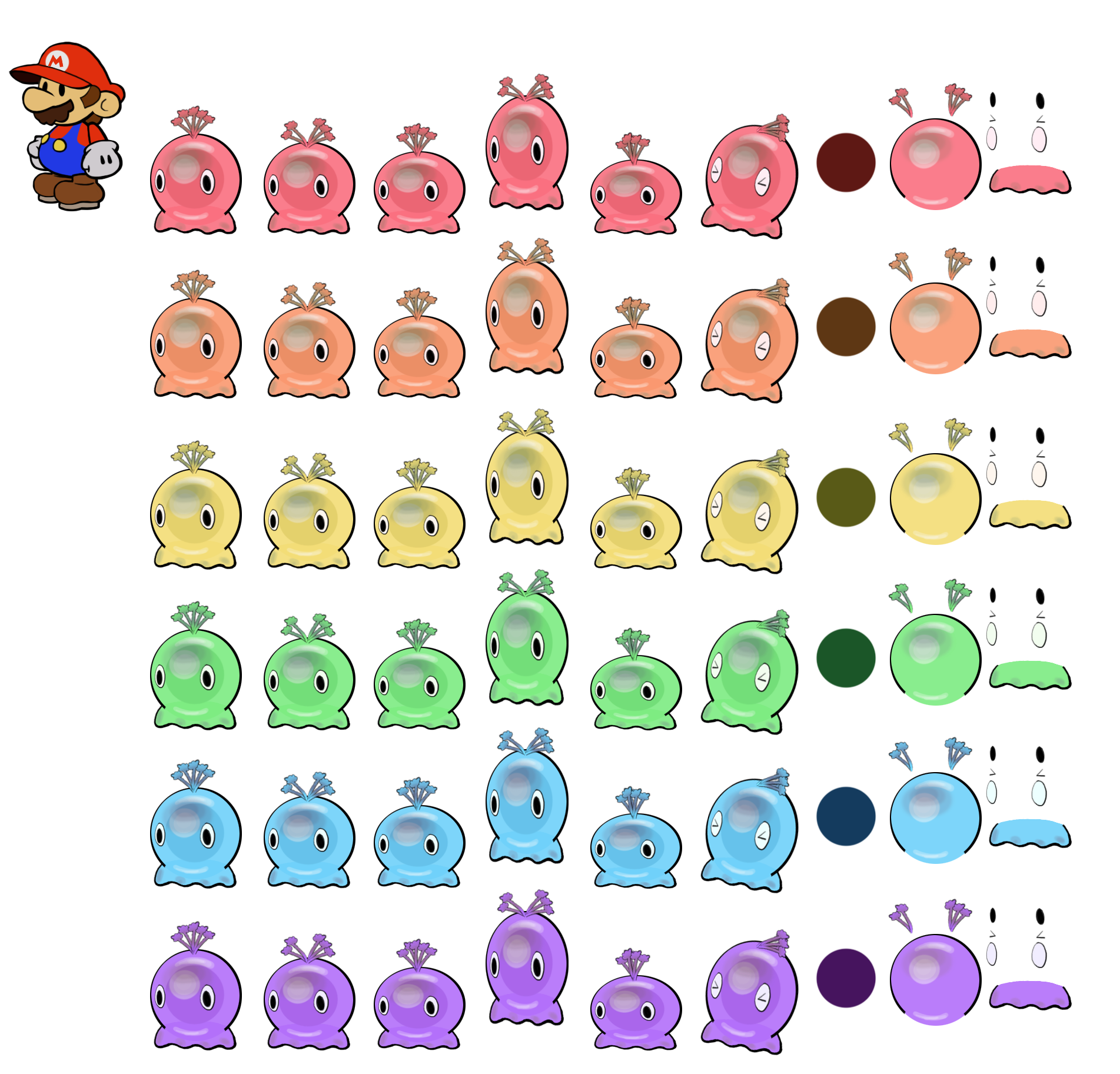 Mario Customs - Goobles (Paper Mario-Style)