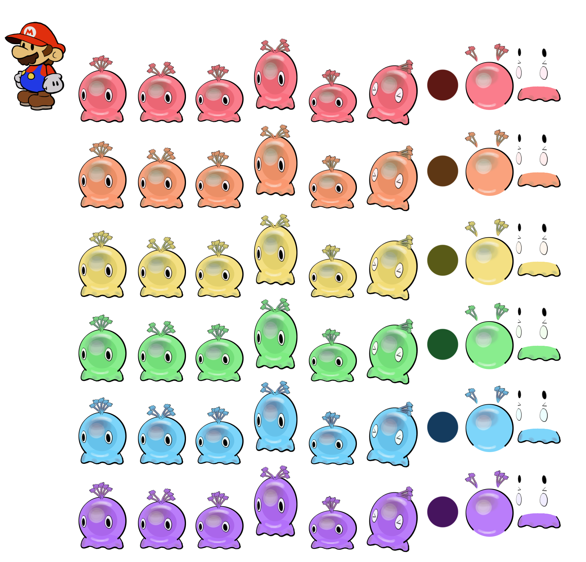 Goobles (Paper Mario-Style)