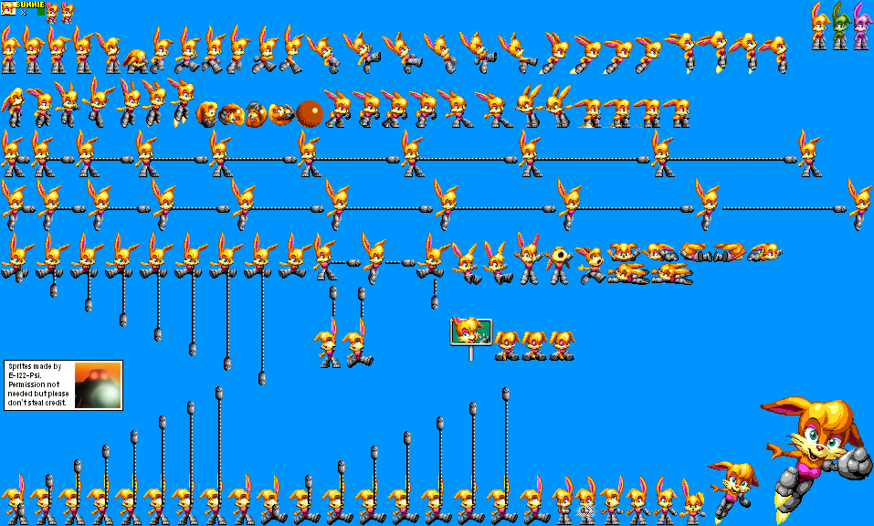 Bunnie (SatAM Design, Sonic 1-Style)