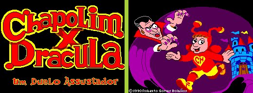 Chapolim x Drácula: Um Duelo Assustador (BRZ) - Title Screen