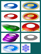 Ricochet - Disk Icons
