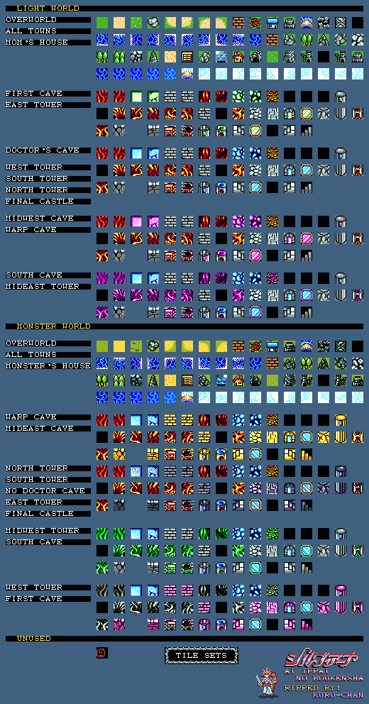 Silviana: Ai Ippai No Boukensha - Tilesets