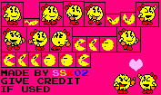 Pac-Man Customs - Ms. Pac-Man (Super Mario Maker-Style)