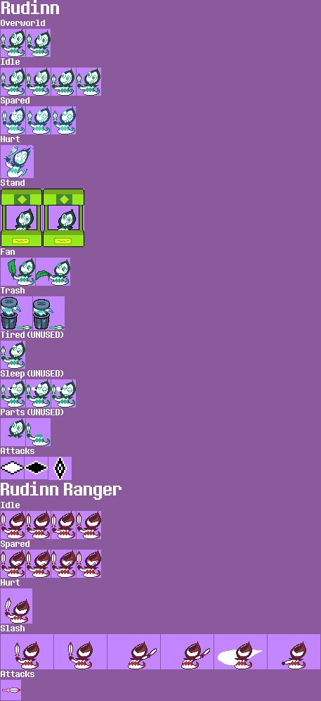 Deltarune - Rudinn/Rudinn Ranger