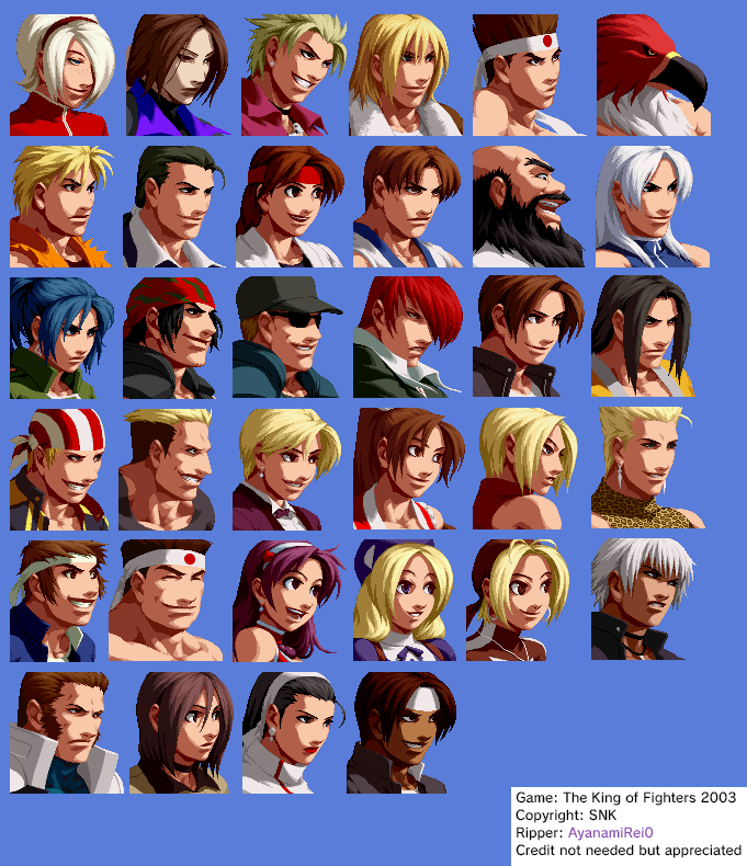 The King of Fighters 2003 - Portraits