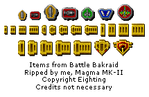 Battle Bakraid - Items