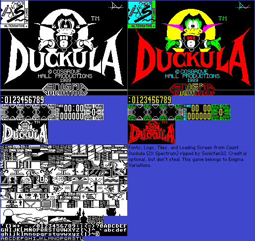 Count Duckula in No Sax Please - We're Egyptian - Miscellaneous