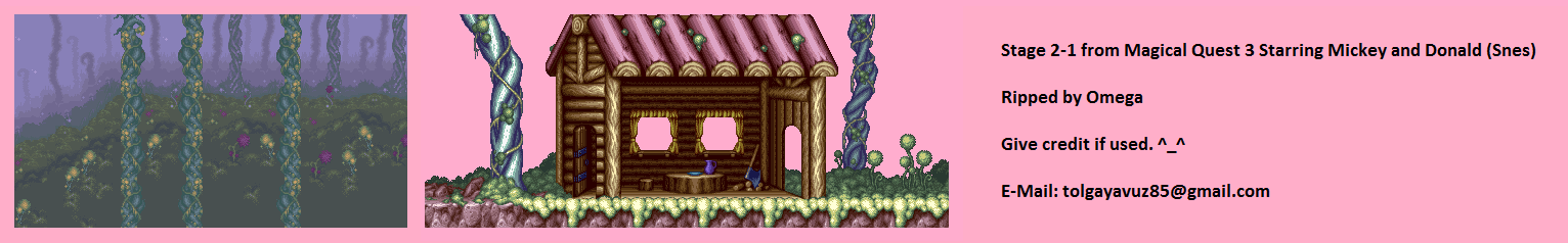 Magical Quest 3 Starring Mickey & Donald (JPN) - Stage 2 Cottage