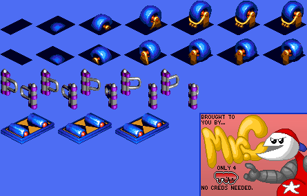 Sonic 3D Blast / Flickies' Island - Transports and Gate