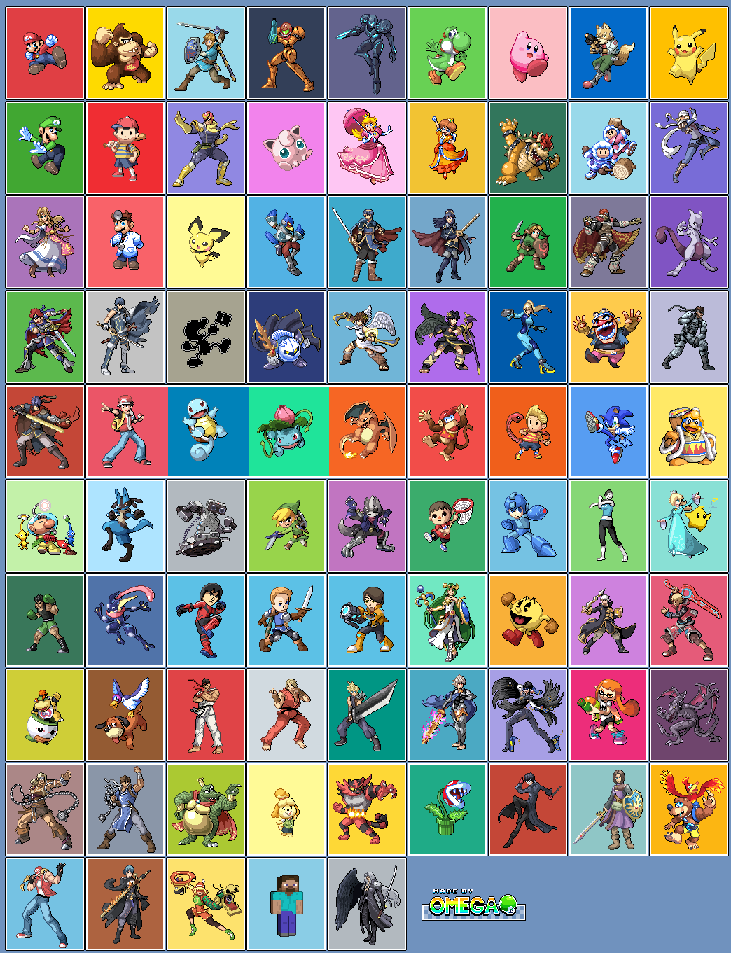 Super Smash Bros. Customs - Super Smash Bros. Ultimate Character Portraits